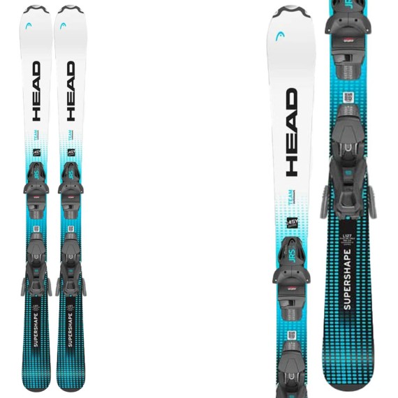 HEAD Head Supershape Team Easy Skis with Jrs. 7.5 bindings