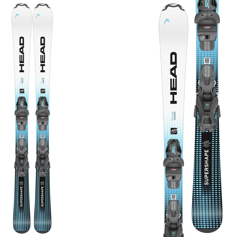 HEAD Skis Head Supershape Team Easy avec fixations Jrs. 4.5