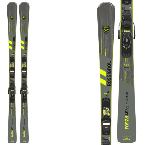 ROSSIGNOL Rossignol Forza 40 V-Cam Rental Skis with XP11 bindings