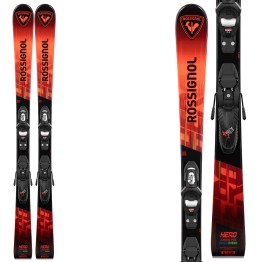 ROSSIGNOL Rossignol Hero Jr Multi Event Skis with Kid 4 bindings