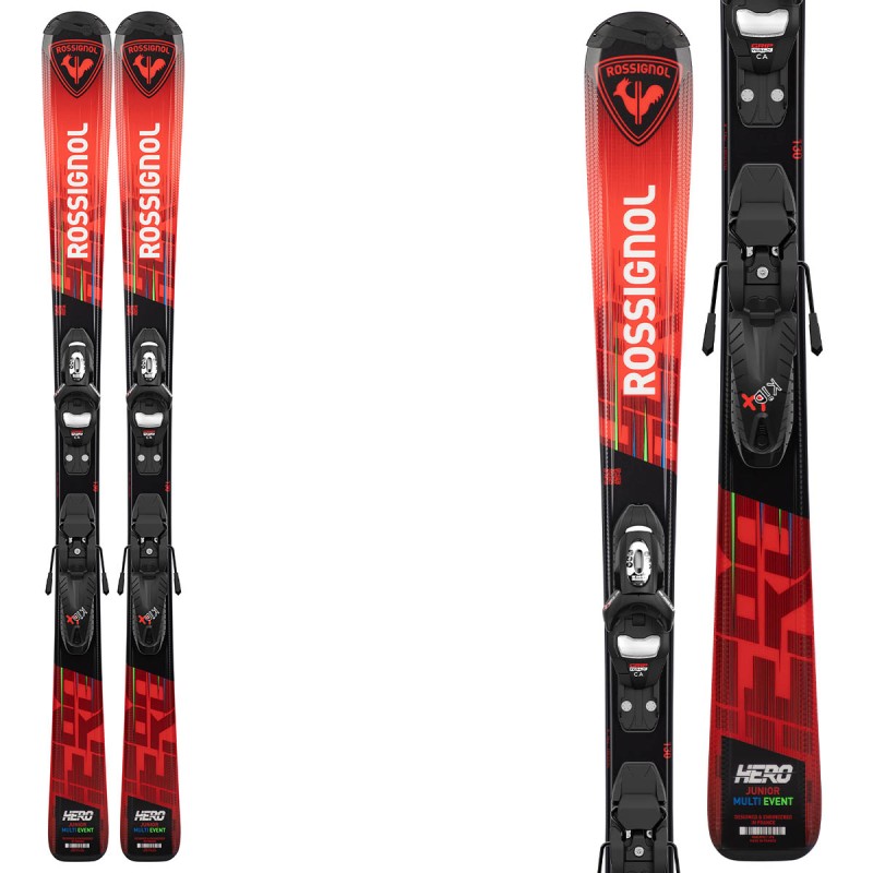 Sci Rossignol Hero Jr con attacchi Kid 4 ROSSIGNOL