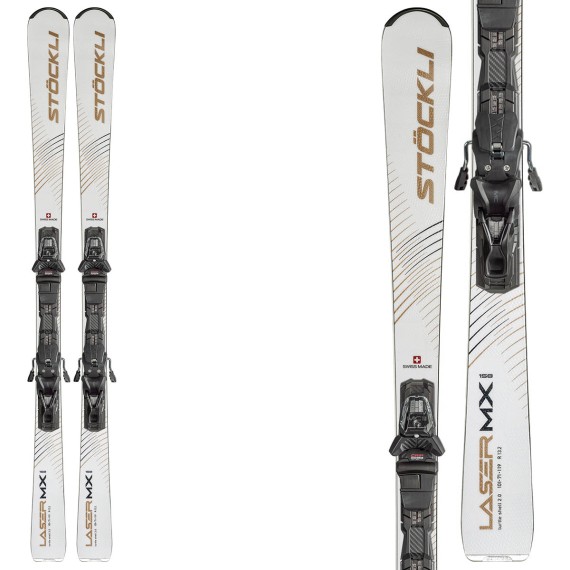 STOCKLI Skis Stockli Laser MX MCD20 avec fixations MC11 Black