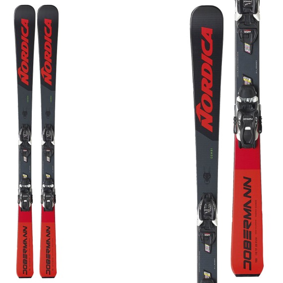 NORDICA Skis Nordica Combi Pro S FDT avec fixations Jr. 7.0 FDT