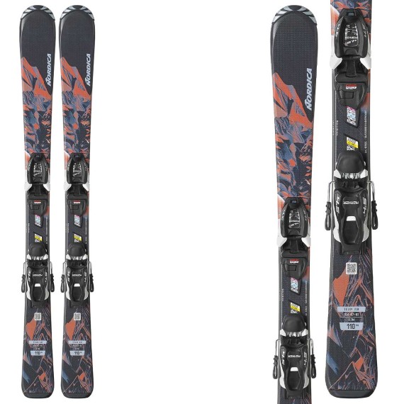 NORDICA Nordica Team AM FDT 110-150 Skis with Jr. 7.0 FDT bindings