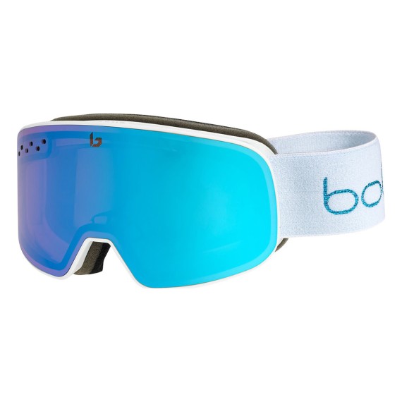 BOLLE' Bollé Nevada Small White Blue Metallic Azure Ski Goggles