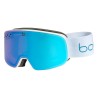 BOLLE' Bollé Nevada Small White Blue Metallic Azure Ski Goggles