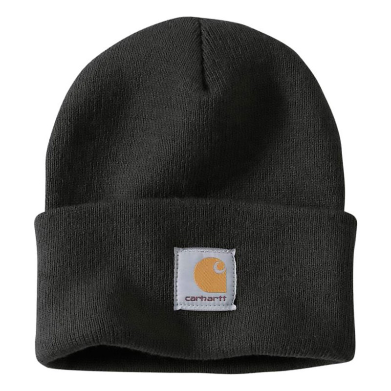 Berretto Carharrt A18 Knit Cuffed Black CARHARTT Cappelli guanti sciarpe