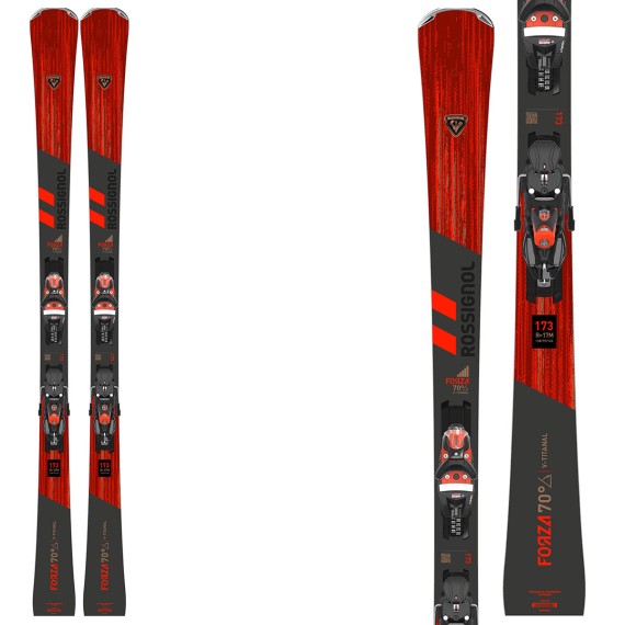 ROSSIGNOL Ski Rossignol Forza 70 VI-TI avec fixations SPX 14 Konect