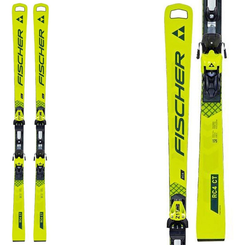 FISCHER Fischer RC4 WC CT M-PLATE Skis with RC4 Z17 FF bindings