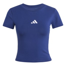 ADIDAS T-shirt Adidas Essentials 3-Stripes Slim Baby Blue