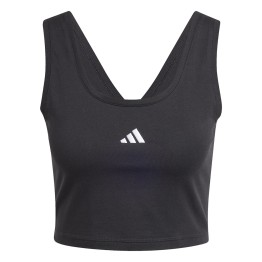 ADIDAS Adidas Essentials Small Logo Cotton Lifestyle Black Tank Top