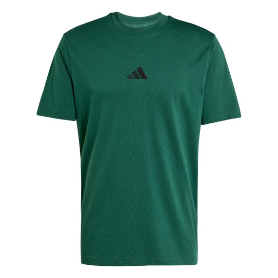 ADIDAS Adidas Essentials Small Logo Single Jersey Green T-shirt