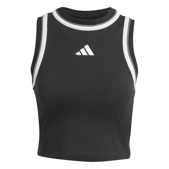 ADIDAS Débardeur Adidas Essentials Color-Pop Cotton Crop Black