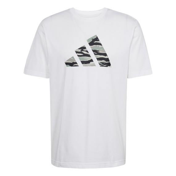 ADIDAS Adidas Codes Camo Graphic White T-shirt