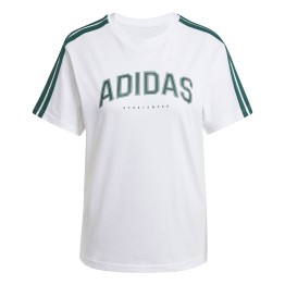 ADIDAS Camiseta Adidas Lounge Soft-Side Graphic White