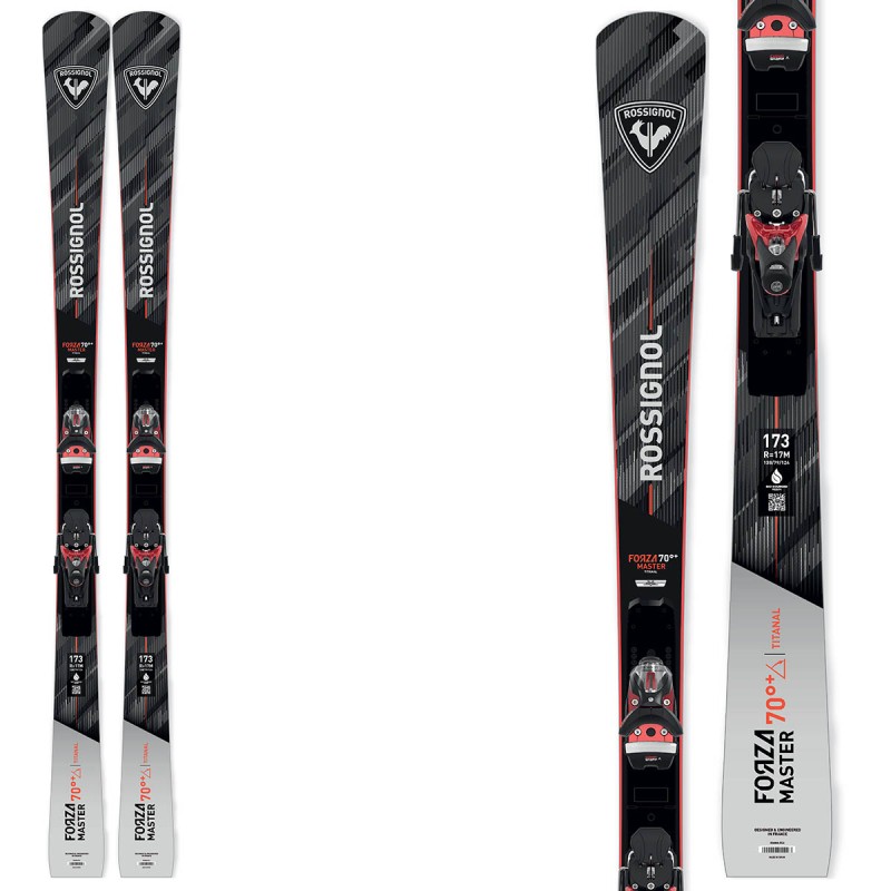 Sci Rossignol Forza 70 TI Master R22 con attacchi SPX14 Rockerace ROSSIGNOL Race carve - sl - gs